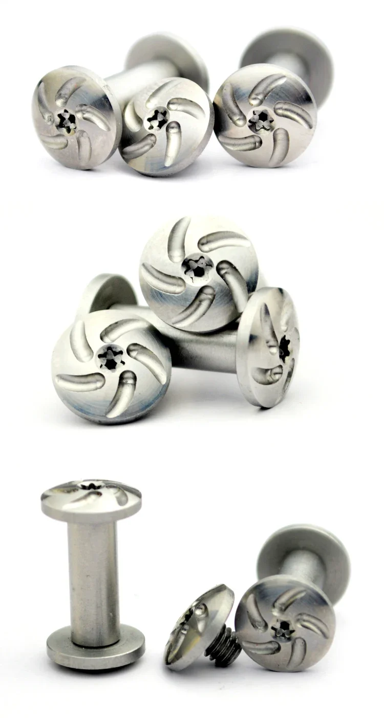 Juego de tornillos de acero inoxidable para fabricación de cuchillos, Material de bricolaje, mango de cuchillo M4, 20 tamaños para cuchillo plegable recto, 2 juegos - imagen 3