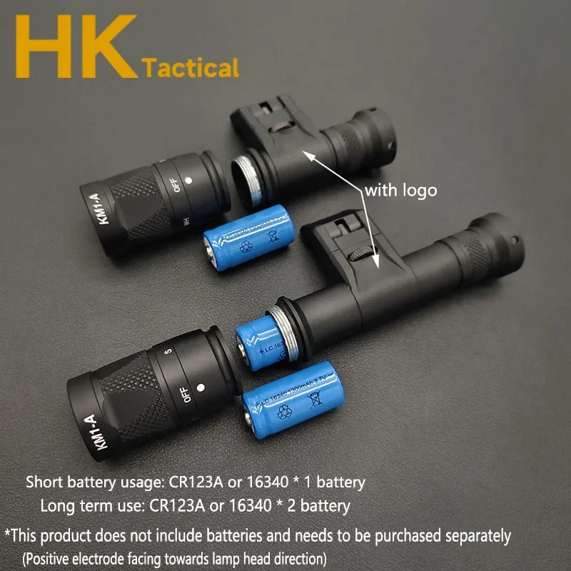 Linterna LED táctica IFM M300V/M600V, luz estroboscópica para explorador, accesorio para pistola y Rifle Airsoft, lámpara de caza al aire libre compatible con riel de 20MM - imagen 4