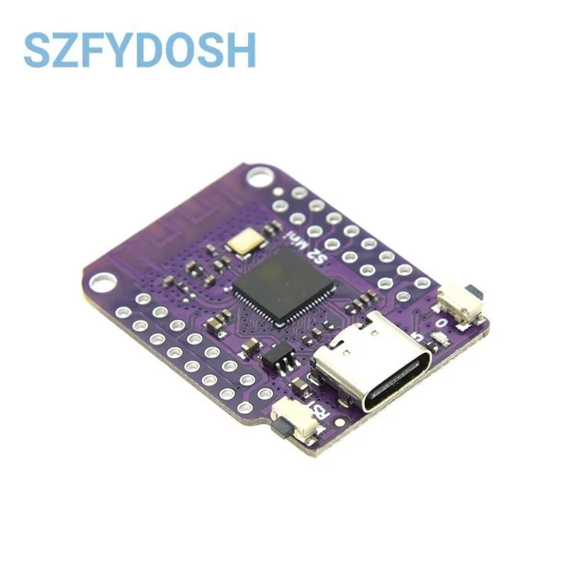 Placa S2 Mini V1.0.0 WIFI IOT basada en ESP32-S2FN4R2 ESP32-S2 4MB FLASH 2MB PSRAM Compatible con Arduino MicroPython - imagen 4