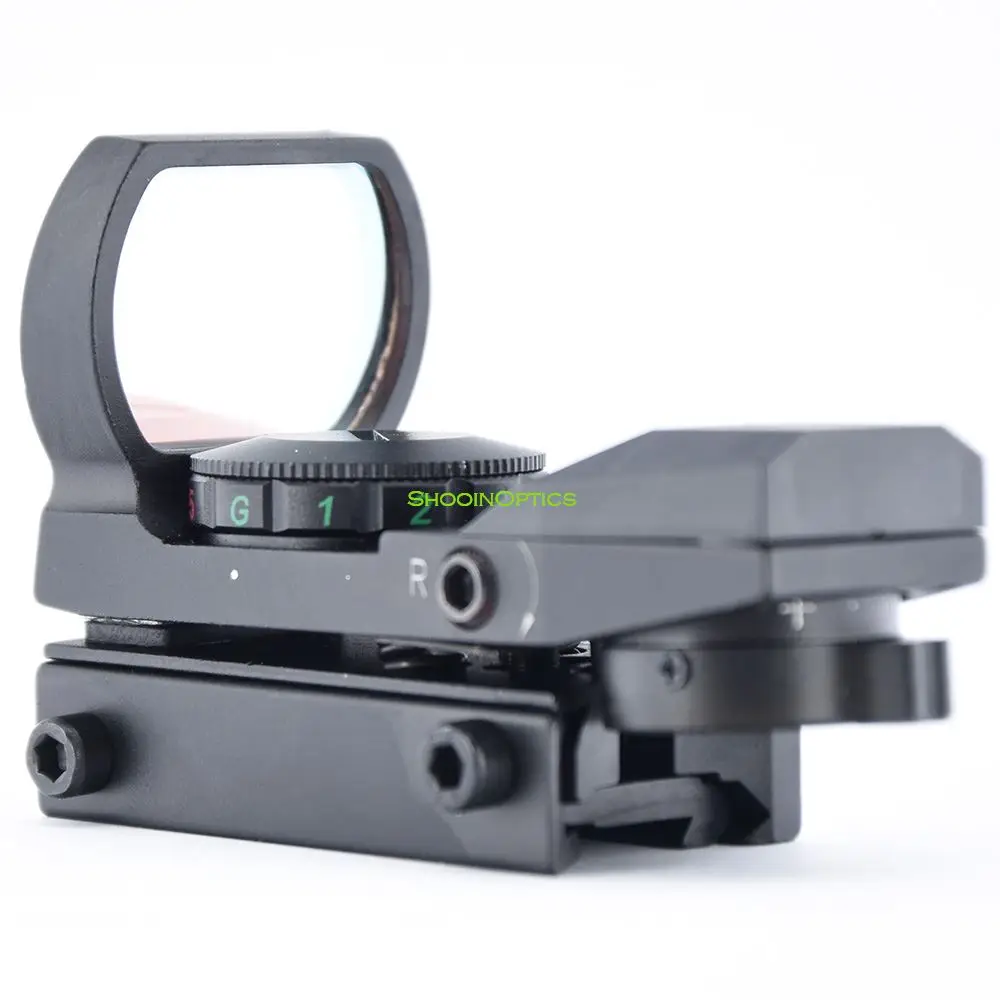 Red Dot Collimator Sight Integrated 20mm With Dovetail 11mm Mount Base  - imagen 4