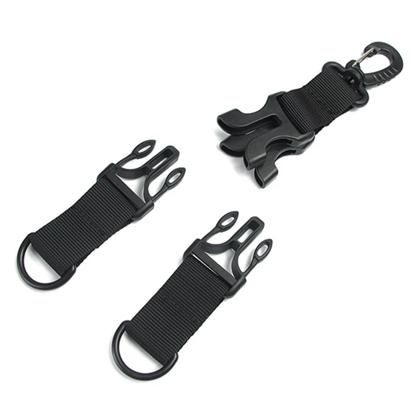 Llavero táctico multifunción, Clip de engranaje EDC de liberación rápida, Correa Molle, hebilla de mochila para acampar al aire libre y senderismo - imagen 5