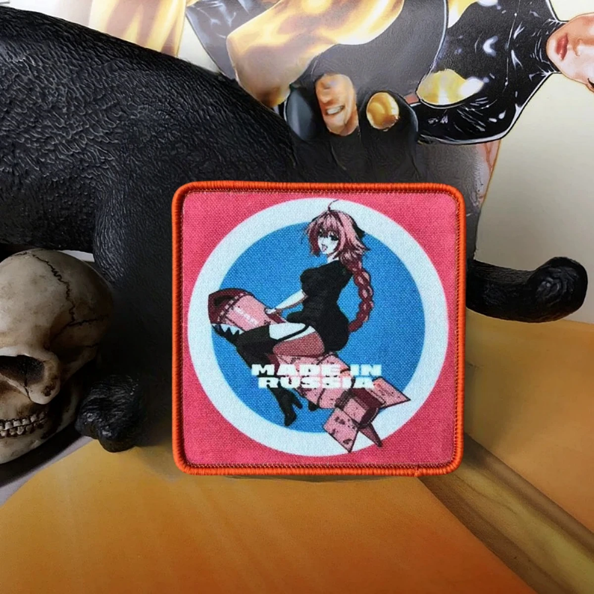 Parche táctico con emblema "hecho en Rusia", insignia de moral de chica Torpedo Bomb, pegatina para mochila, parches impresos con gancho para ropa - imagen 5