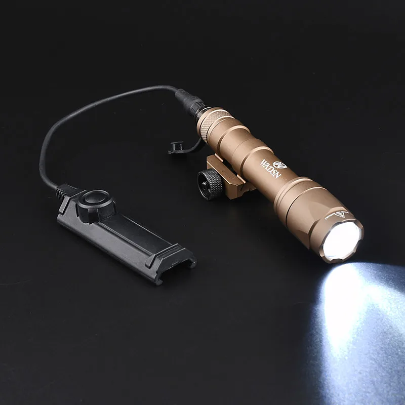 Wadsn-linterna táctica M600 M300A M600C, 400lm/600lm, luz LED blanca, ajuste de 20mm, Rail, arma de caza, accesorios Airsoft, interruptor - imagen 4