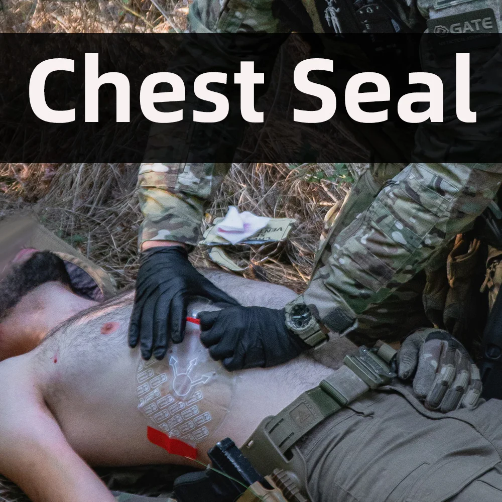 Rhino Rescue IFAK Kit de recarga de trauma Kit de supervivencia para detener el sangrado Bolsa 17 piezas Kit de recarga de primeros auxilios - imagen 3