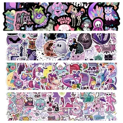 Pegatinas calavera gótica resistentes al agua – Decorativas para portátil y teléfono