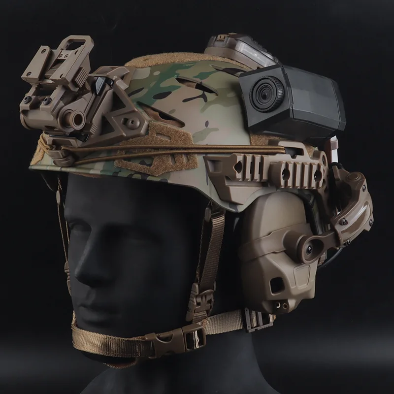 Casco de entrenamiento táctico Wendy 3,0, versión con almohadilla esponjosa doble, sistema de suspensión colgante, correa para la barbilla, equipo para casco Airsoft FAST MICH - imagen 5