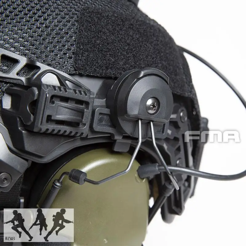 FMA Tactical Wendy Helmet EX 3.0 TW Team Headset Buckle Bracket Rail Adapter Airsoft Hunting Helmet Accessories - imagen 5