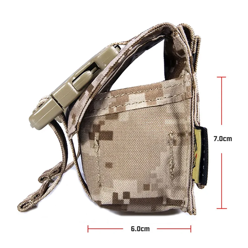Nuevo chaleco táctico de caza al aire libre de alta calidad, bolsa Molle doble modelo M67, bolsa de tenis de Apple GRENADE POUCH