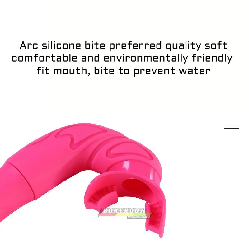 Tubo de respiración húmedo de silicona para buceo, manguera de respiración profesional, se puede plegar para almacenamiento - imagen 4