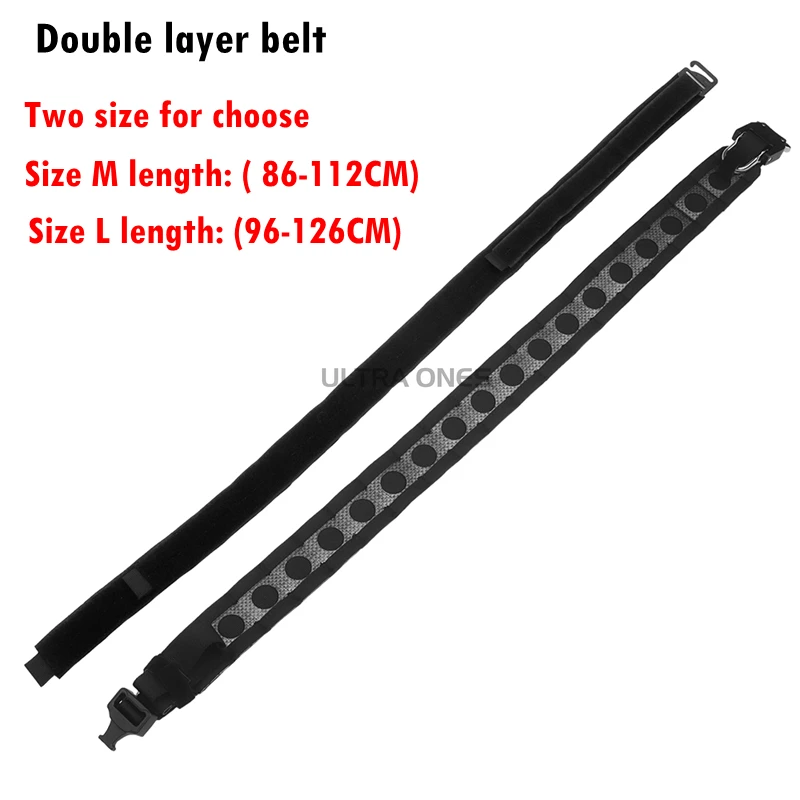 Cinturón de combate táctico 2 en 1, cinturón MOLLE ligero para pistola, bolsa para revistas Airsoft, caza al aire libre, faja de tiro para hombres - imagen 2