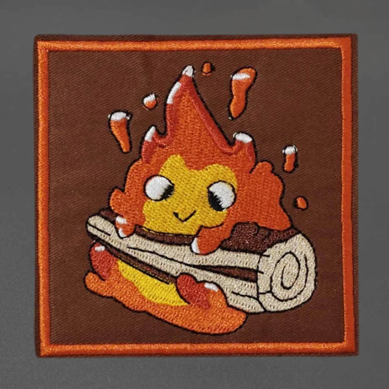 Parche táctico Flame con velcro – Insignia moral para mochila y uniforme - imagen 2