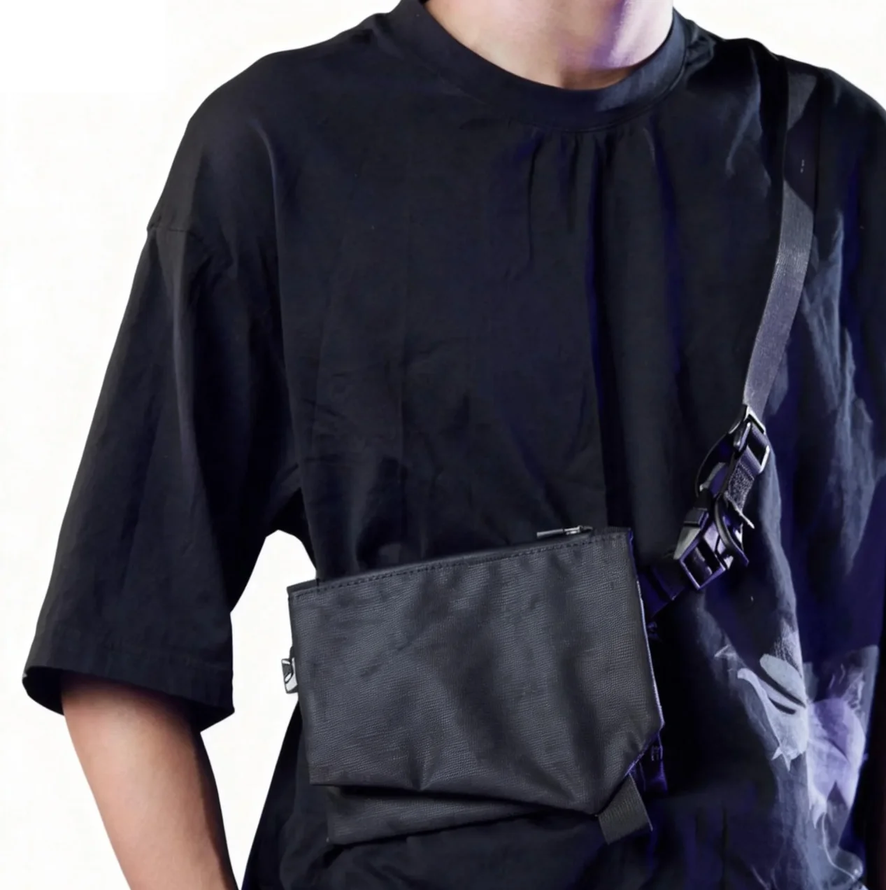 Bolso bandolera táctico magnético plegable transformable M-02A