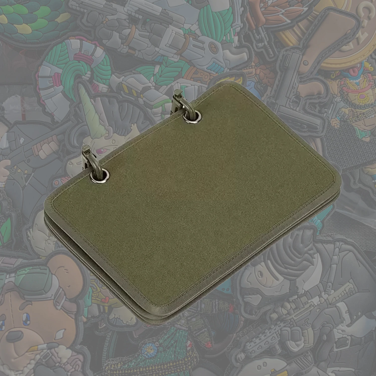 Pequeño libro de almacenamiento, tablero organizador con gancho, insignia de moral, tablero de entretenimiento táctico, insignia de brazo, tablero adhesivo, almohadilla de tela de exhibición - imagen 2