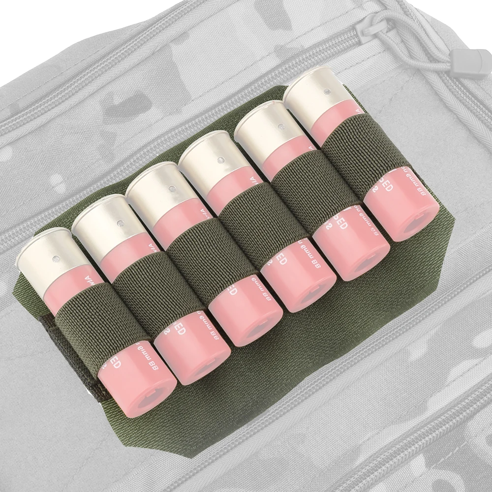 Bolsa de almacenamiento militar para cartuchos de munición, estuche de almacenamiento de balas para cartuchos de escopeta, equipo de tiro para insertar, 12GA - imagen 4