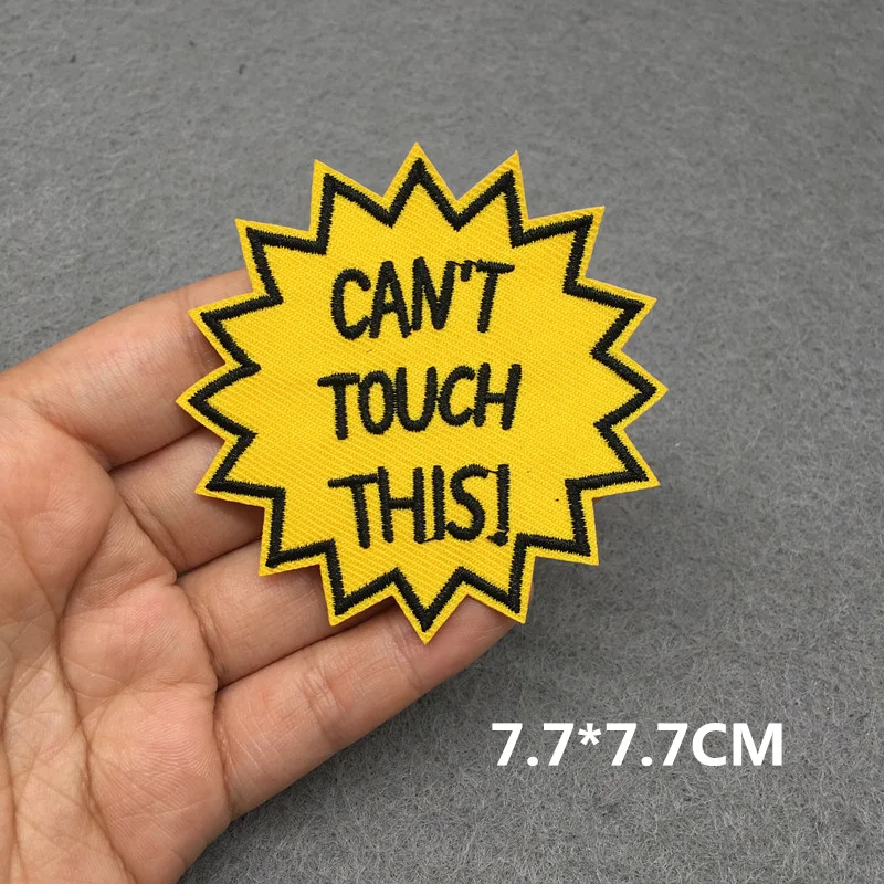 Parche bordado de letras de dibujos animados para ropa, apliques divertidos de animales, pegatinas de ropa - imagen 3