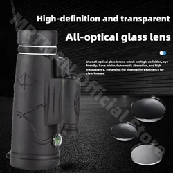 Prismáticos militares gran alcance óptica HD para caza