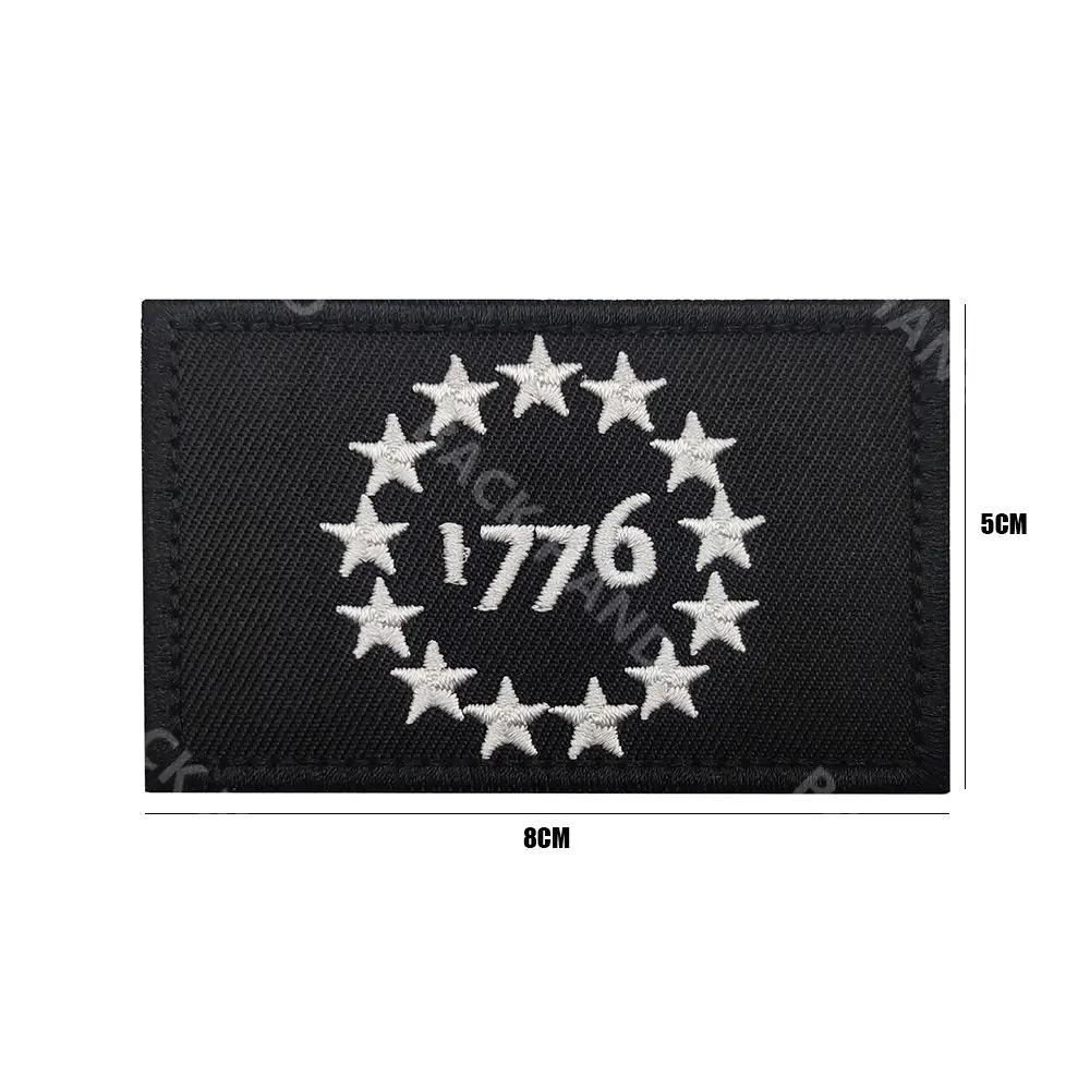 Parches de texto para ropa, insignias bordadas en mochila, pegatinas de ropa, costura DIY, decoración, apliques de rayas, Parche de gancho y bucle - imagen 5