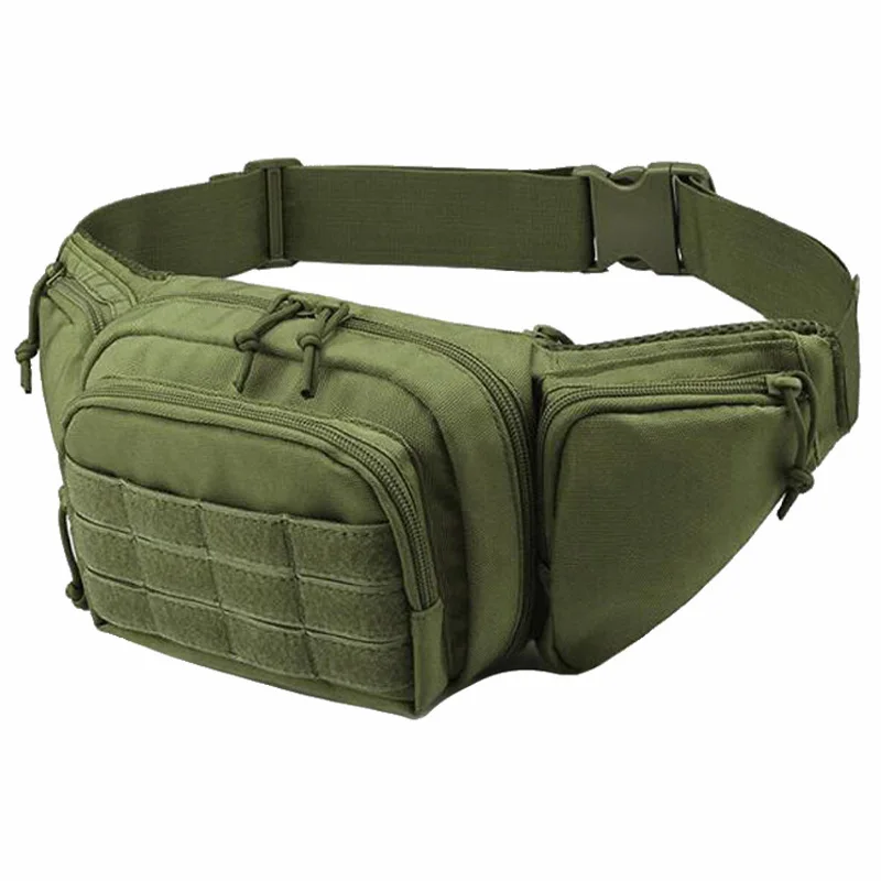 Riñonera táctica Molle para exteriores para hombre, caza, senderismo, escalada, cinturón de nailon portátil para teléfono móvil, funda de pistola, bolsas de combate - imagen 2