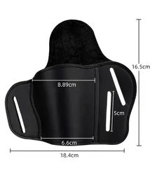 Funda pistola oculta de cuero corta para caza y tiro táctico