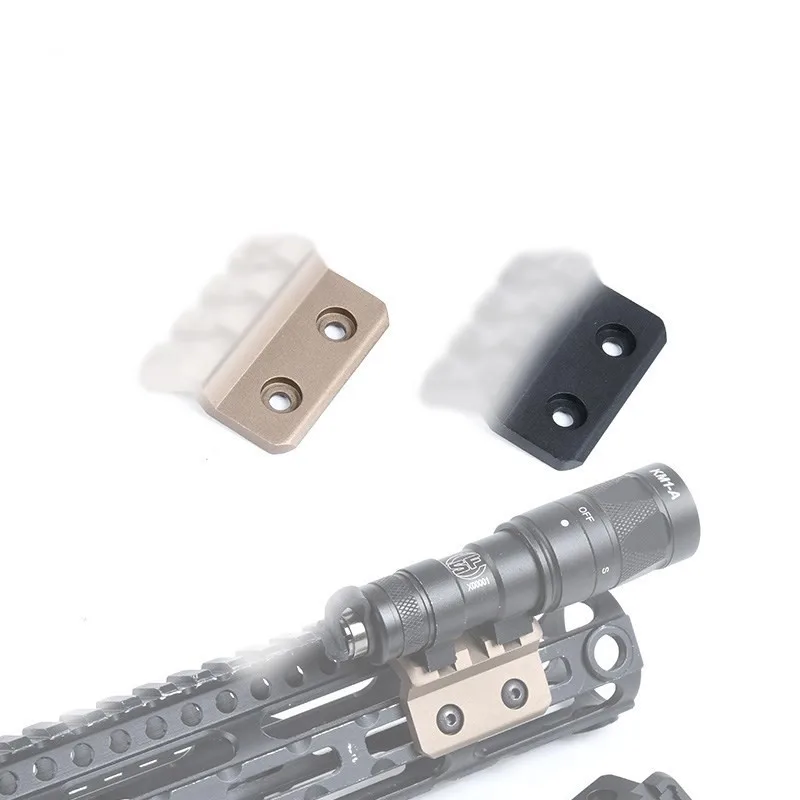 WADSN Airsoft WADSN linterna táctica montaje compensado para m-lok Keymod Picatinny Rail M600 M600C M300 M300A arma luz de explorador