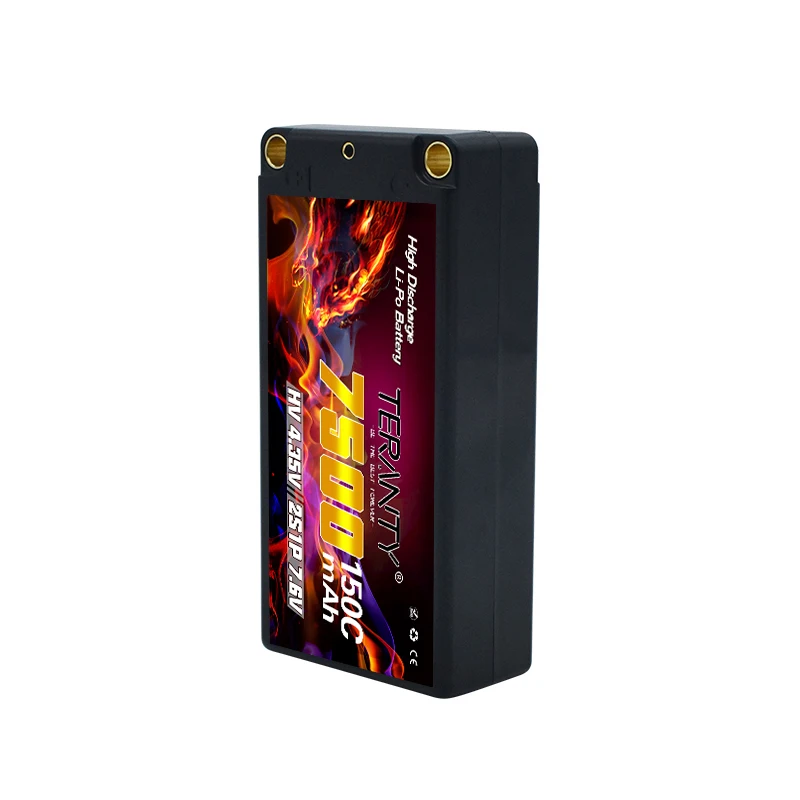 Batería LiPo TERANTY MAX 300C 2S 7,6V 7500mAh 150C para RC 1/10 - imagen 3