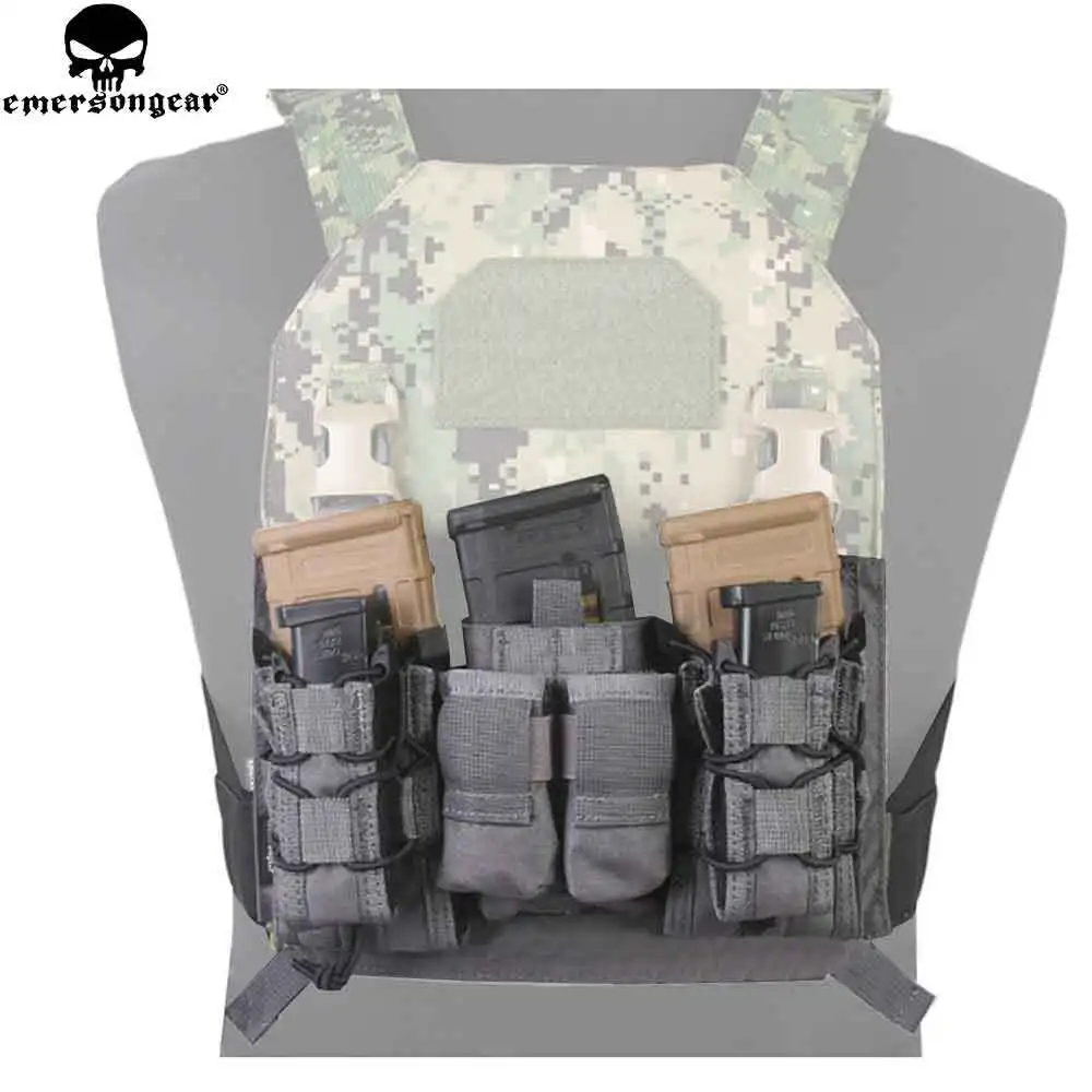 EMERSONGEAR-bolsa para pierna colgante civil, aparejo para pierna con bolsa para revista adjunta y soporte para antorcha, funda para aparejo para pierna y muslo, multicámara EM9337 - imagen 5