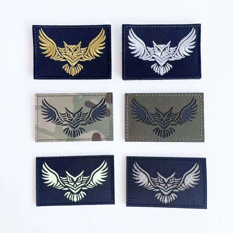 Parche reflectante bordado emblema moral – Táctico para mochila y uniforme - imagen 4