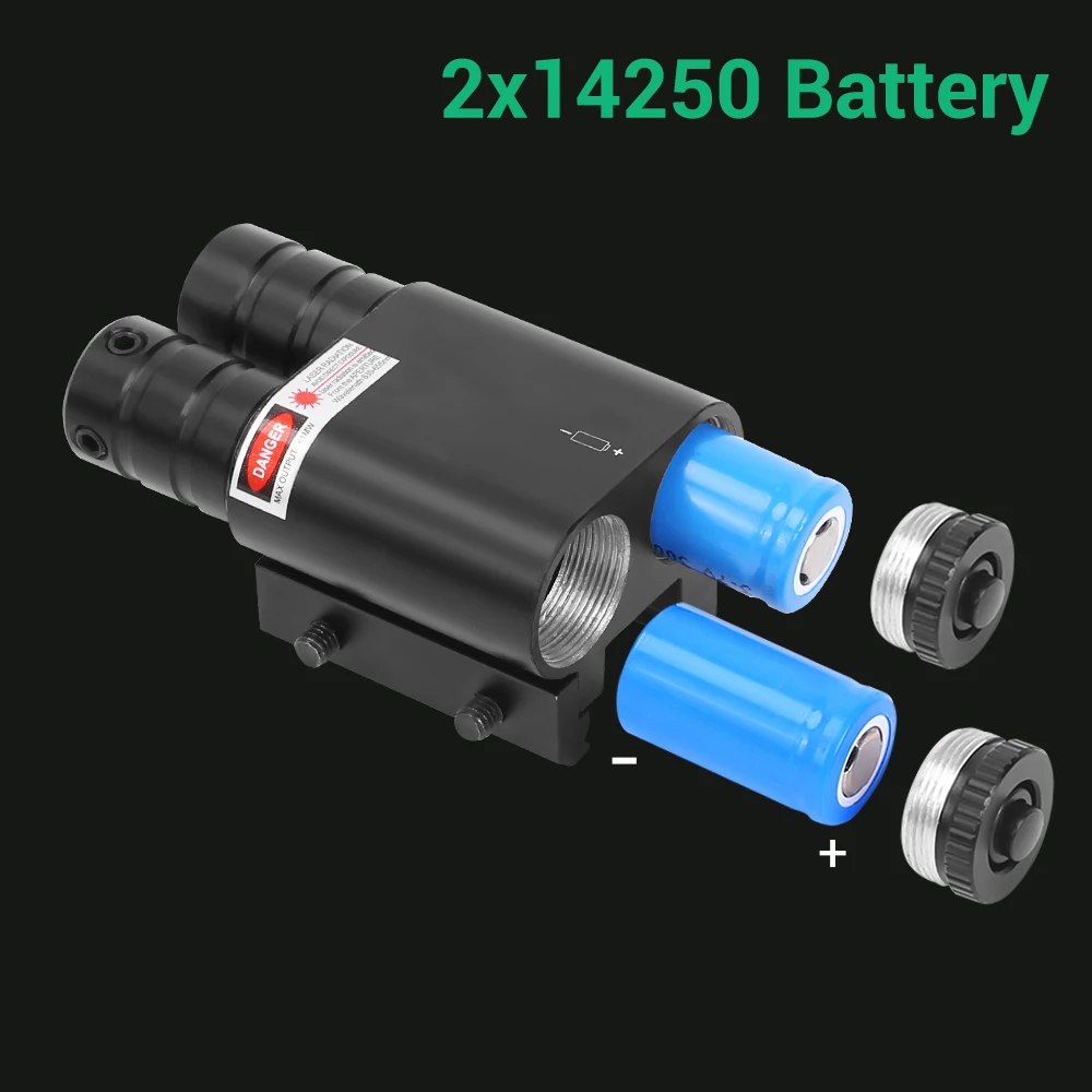 Pistola táctica, luz roja y verde, mira láser combinada, pistola de caza Airsoft, linterna, luz estroboscópica para Rifle, pistola, luz - imagen 3