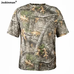Camisa táctica Woodland ripstop camuflaje secado rápido UV