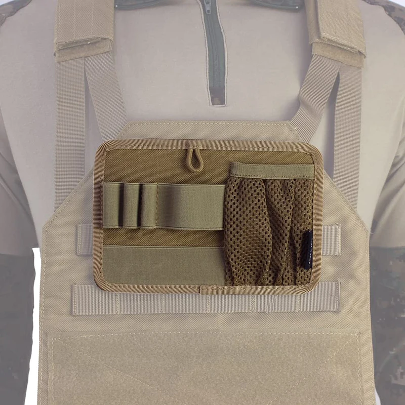 Soporte de organizador elástico Modular táctico, bolsa de inserción EDC, gancho de Panel, accesorios de respaldo para mochila, chalecos - imagen 4