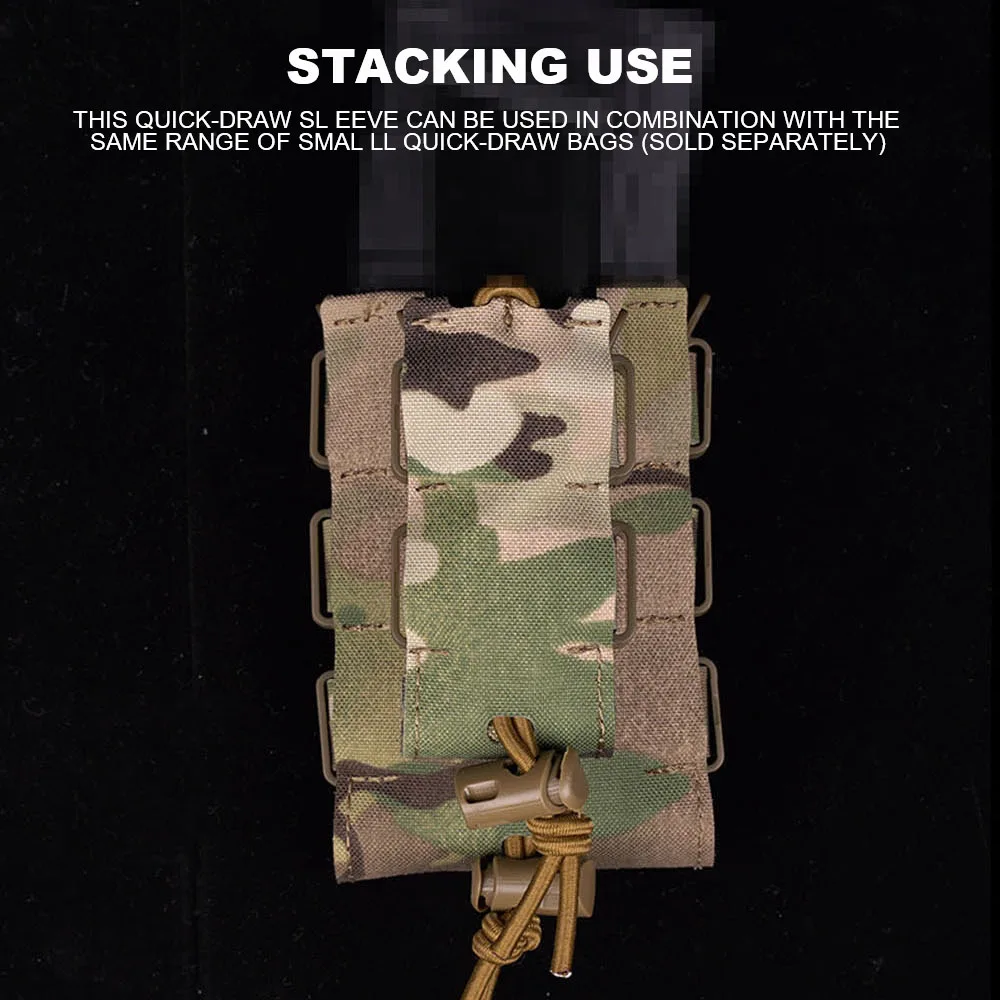 Bolsa táctica para revistas AK AR M4 AR15, bolsa para pistola de asalto urbana, Rifle Mag, Molle para caza, equipo de Paintball Airsoft, 5,56 - imagen 4