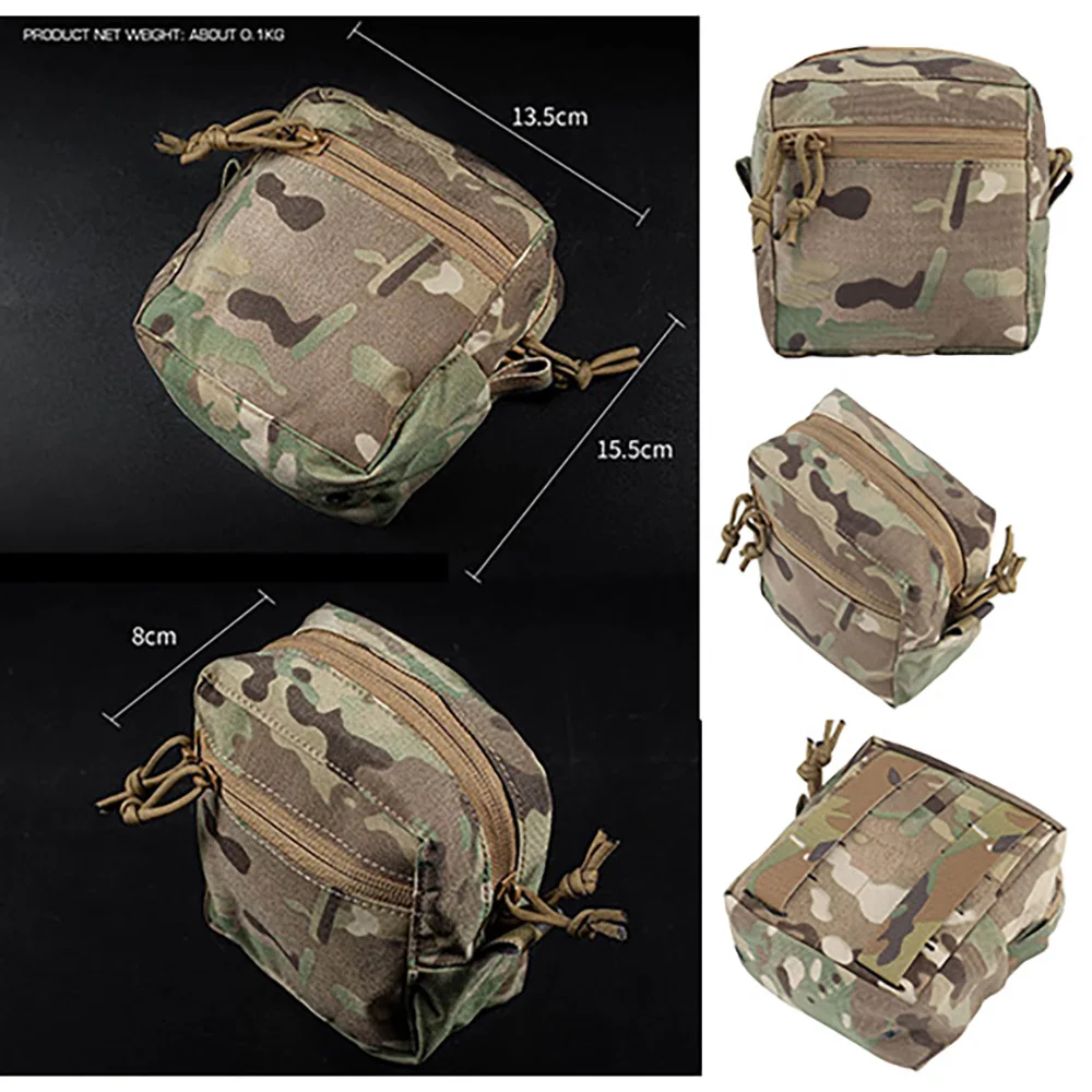 Nueva bolsa Molle táctica para exteriores, bolsa para cinturón de caza, bolsa pequeña GP, bolsa de utilidad ligera, almacenamiento 556 9mm CS, accesorios de caza - imagen 2