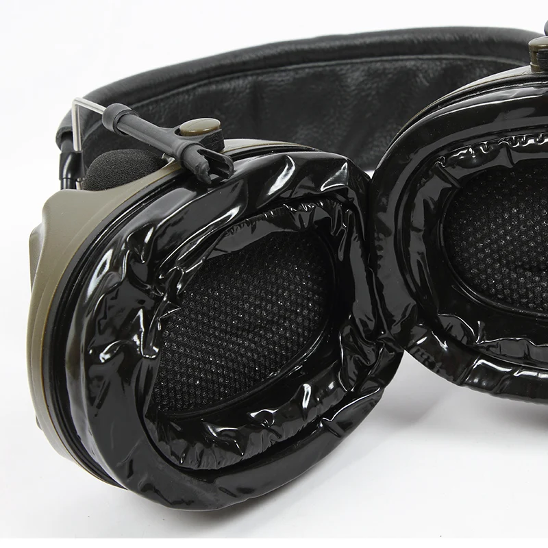 TAC-SKY al aire libre captación con cancelación de ruido Comtac-III/C3 auriculares tácticos de silicona versión de alta gama militar verde FG - imagen 4