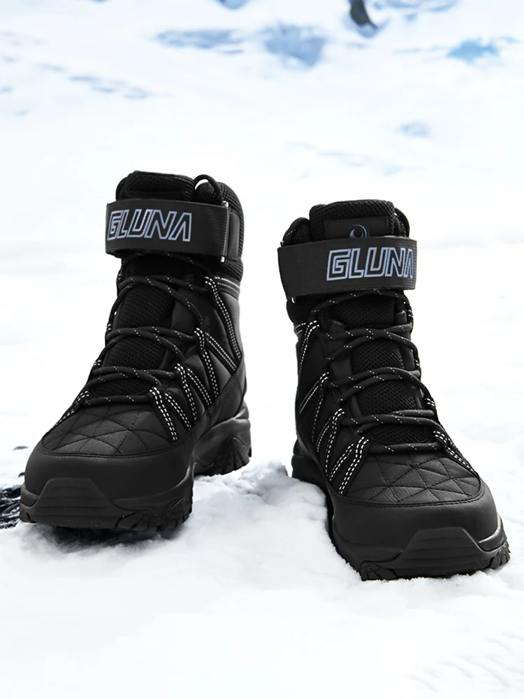 XIANG GUAN botas de nieve para hombre, zapatos de senderismo para mujer, botas tácticas de escalada impermeables, deportes al aire libre, caza, senderismo, zapatillas informales - imagen 4