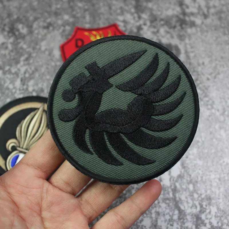 Parche bordado Legión Francesa – Insignia militar mochila chaqueta - imagen 4