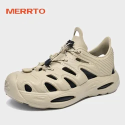 Sandalias MERRTO para hombre, zapatos para exteriores aguas arriba, zapatos de Trekking para caminar, zapatos acuáticos de malla transpirable, tobillo de secado rápido, zapatillas para caminar para mujer