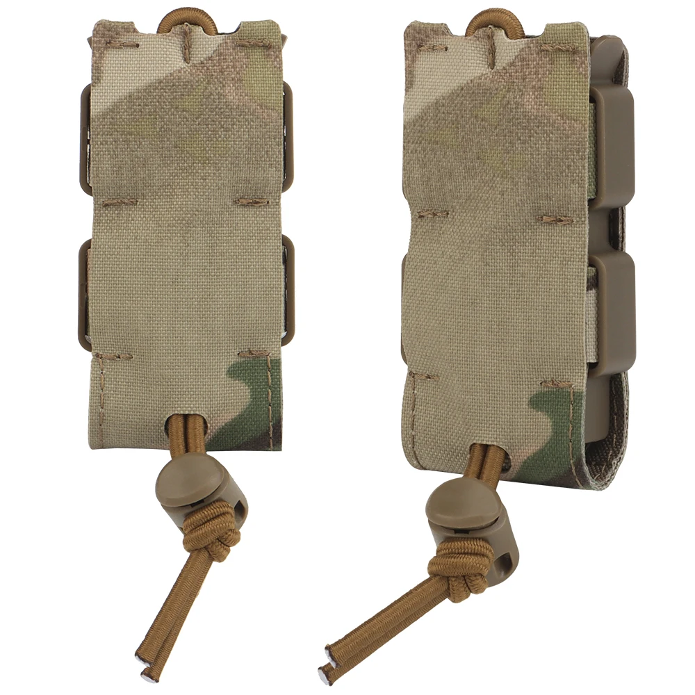 Nueva bolsa táctica de caza al aire libre para revistas de 9mm, Molle, caza, asalto urbano, bolsa individual para linterna, funda para cuchillo, equipo - imagen 2