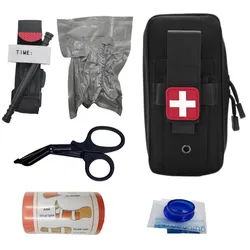 Kit de emergencia EMT con torniquete y vendaje táctico