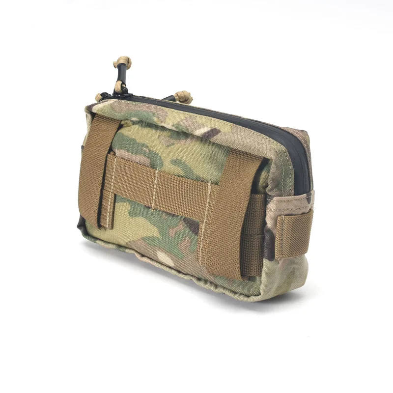 Bolsa de herramientas Horizontal, chaleco táctico, caza al aire libre, Camping, pecho, bolsas funcionales colgantes - imagen 5