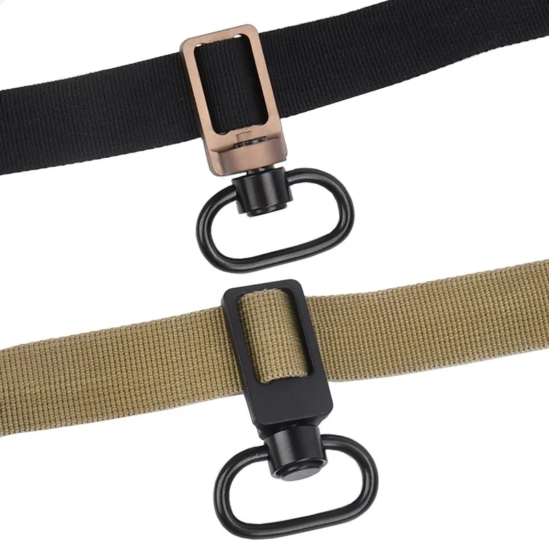 Wadsn adaptador de cabestrillo táctico QD, accesorios de caza, montaje Triglide de 2 a 1 punto, giratorios oscilantes, hebilla de correa de hombro - imagen 3