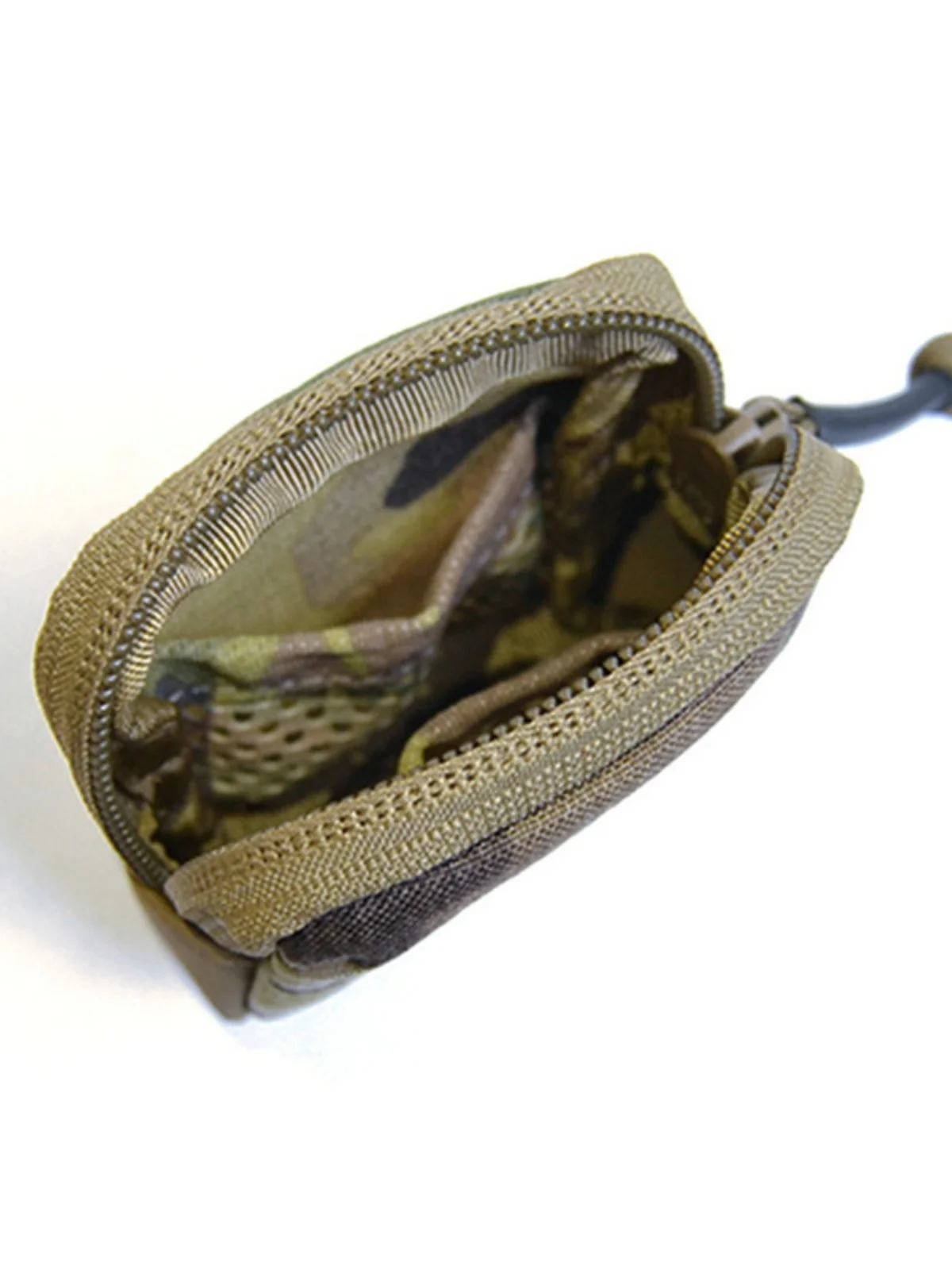 Mini bolsa de accesorios tácticos para auriculares EDC, monedero, monedero de camuflaje, BILLETERA, bolsa de herramientas con cremallera - imagen 4