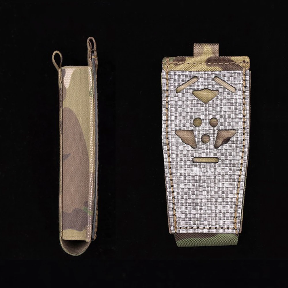 Bolsa táctica para revistas de 9mm, ajuste multiángulo para caza, cinturón de batalla Airsoft, Glock MP5/7 P226 SIG320, bolsa con soporte para pistola MAG - imagen 4