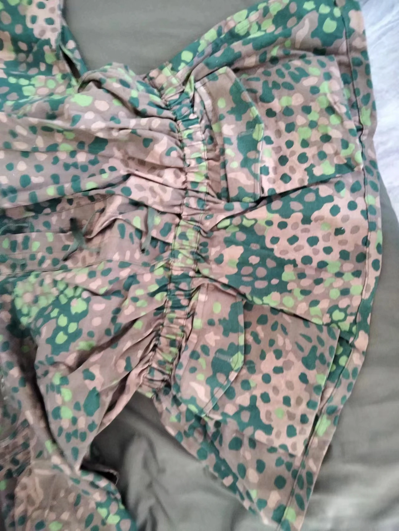 Sudadera táctica M40 guisante alemán doble cara con capucha