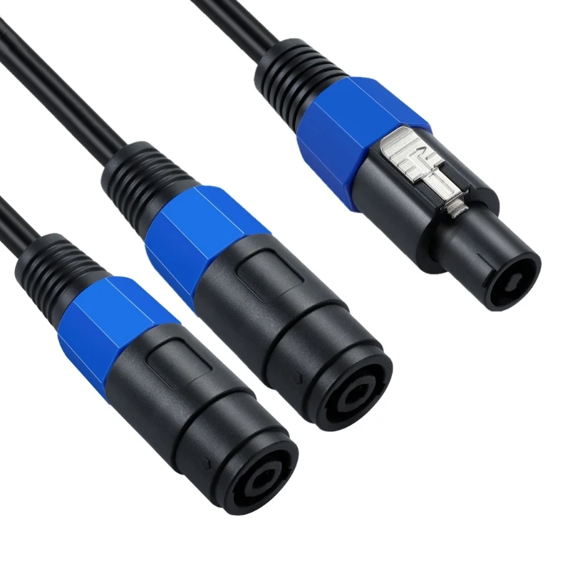 Cable divisor Speakon, 1 macho a 2 2 polos, Cable adaptador altavoz para hablar, envío directo - imagen 3