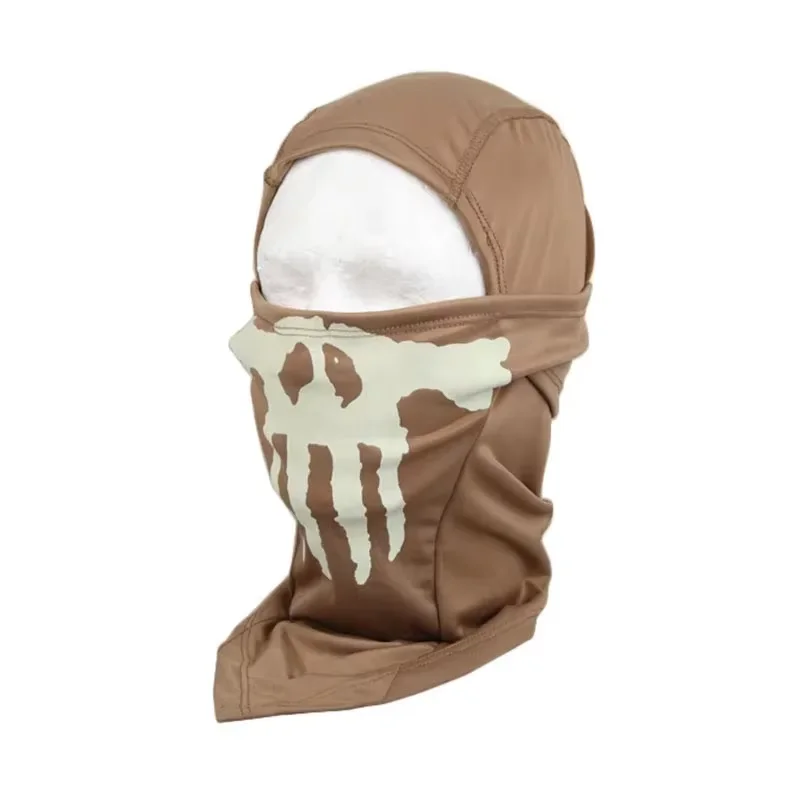 Emersongear Ghost Hood Tactical Mask Luminous Skull Balaclava for Hunting Airsoft Glow in The Dark Multi Hood Camouflage Scarf - imagen 3