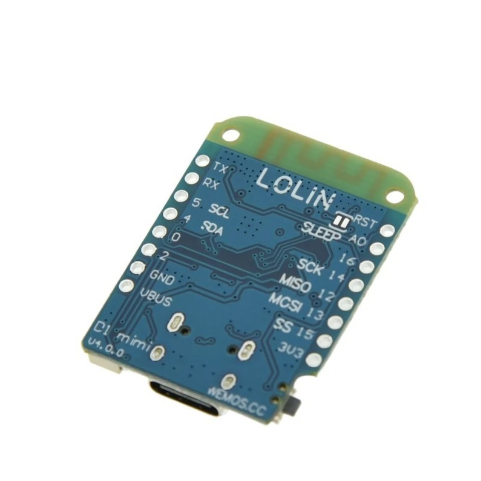WEMOS D1 Mini V4.0.0 TYPE-C USB WIFI Placa de Internet de las cosas basada en ESP8266 4MB MicroPython Nodemcu Compatible con Arduino - imagen 4