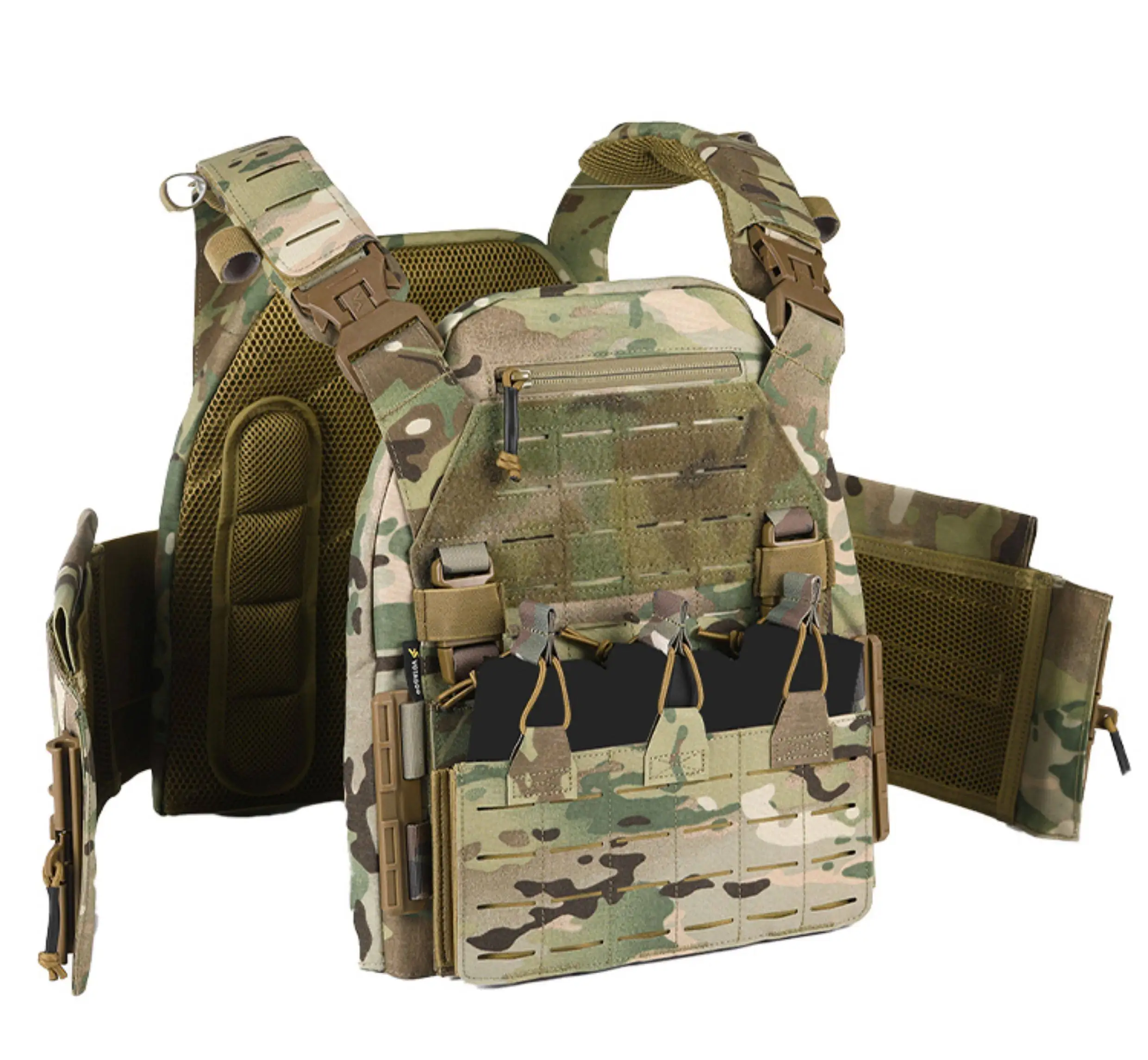 LBT V2 chaleco táctico ligero de liberación rápida MOLLE camuflaje - imagen 3