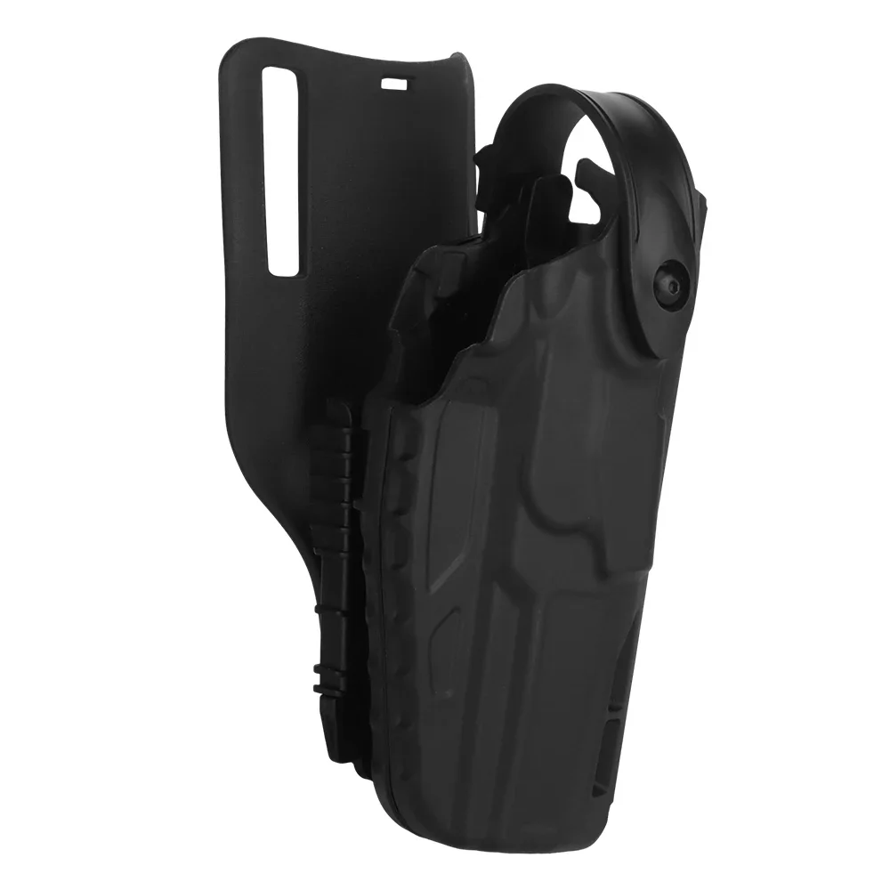 Compatible con cinturón de 2,5 pulgadas P320 M17/M18, Funda de cuero, seguro de doble capa, ángulo ajustable, chasis de equipo táctico - imagen 2