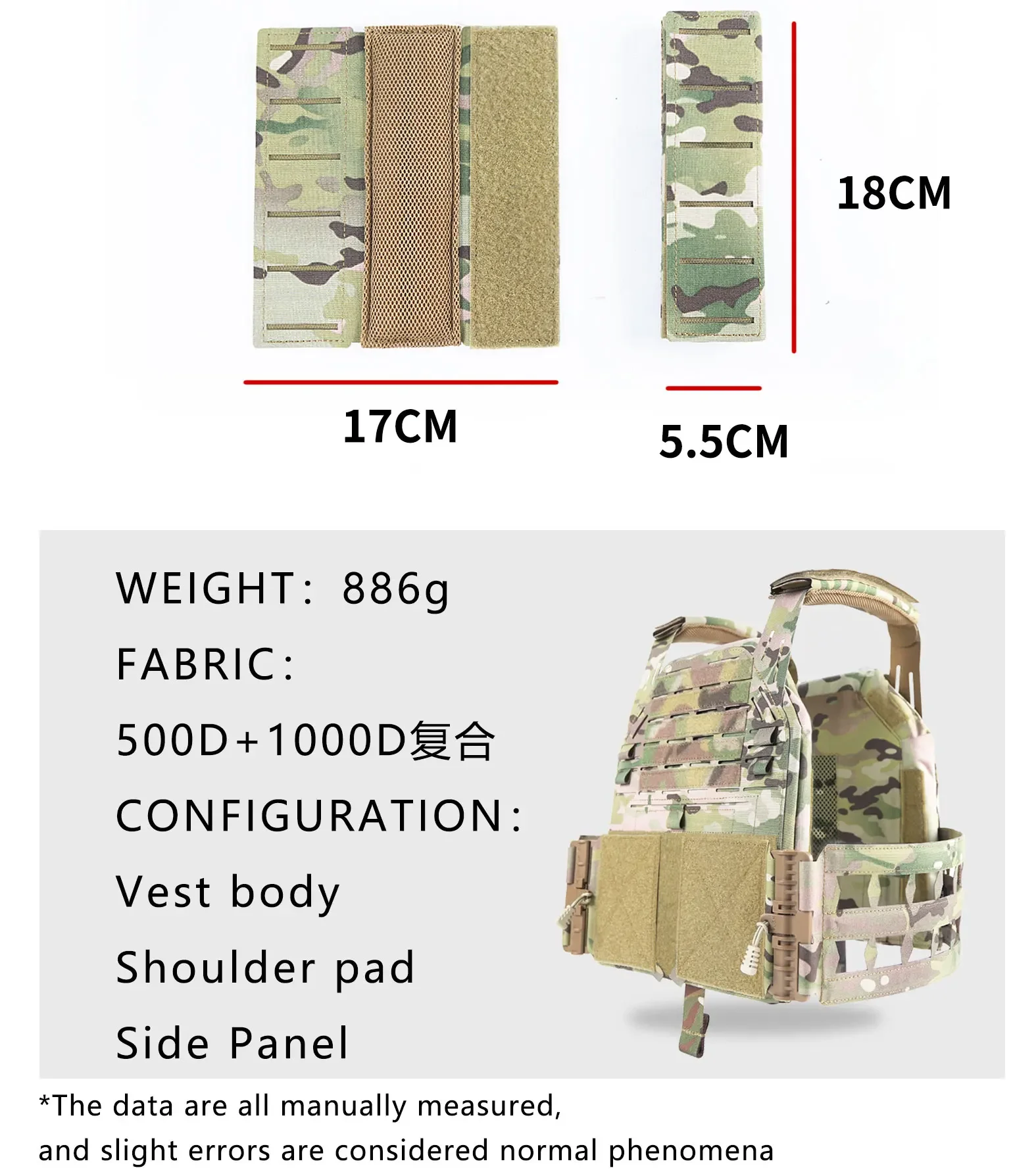 Chaleco táctico LBT Design 6094 G3 V2, portador de placa, equipo de caza de Paintball, accesorios para exteriores - imagen 3