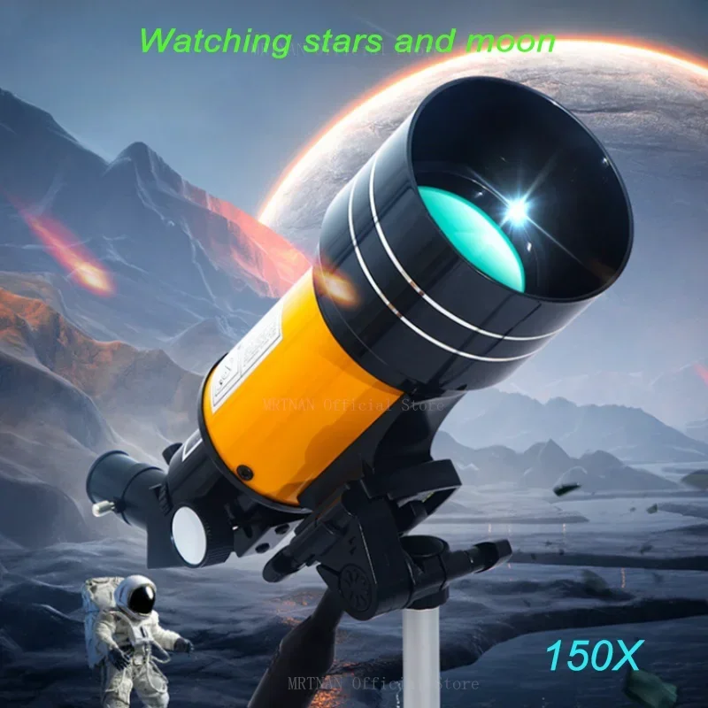 Telescopio astronómico profesional, binoculares de largo alcance, potente Monocular, visión nocturna, Zoom 150X, HD, Star Moon - imagen 2